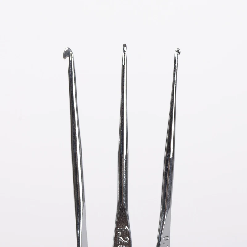 DROPS Basic Haaknaalden Staal 13 cm (0.75-1.75 mm)