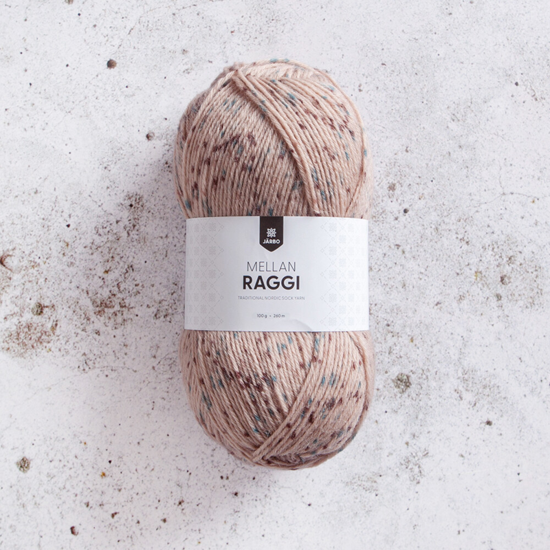 Järbo Mellanraggi 100g 28420 Tweedy Sand