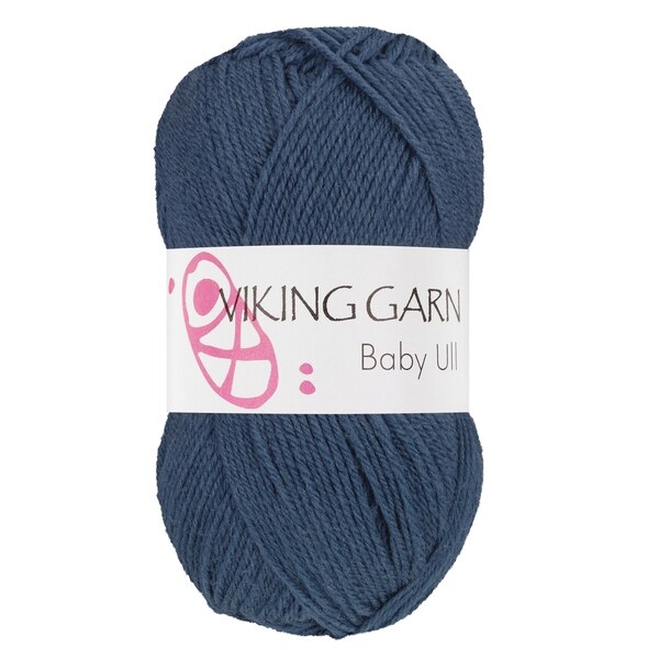 Viking Baby Ull 325 Jeansblauw