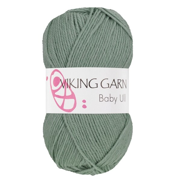 Viking Baby Ull 338 Grijs groen