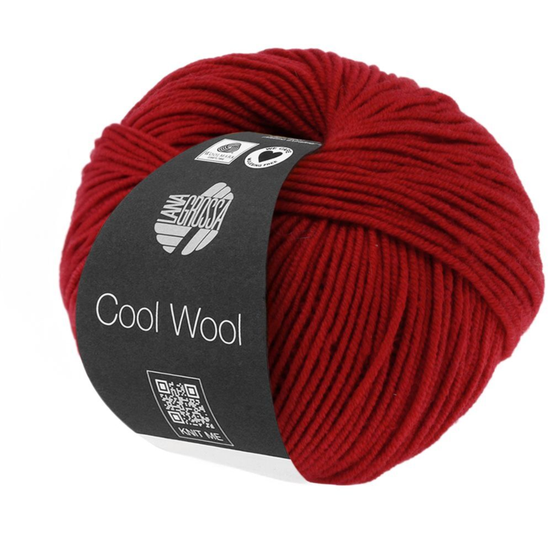 Lana Grossa Cool Wool 514 Donkerrood