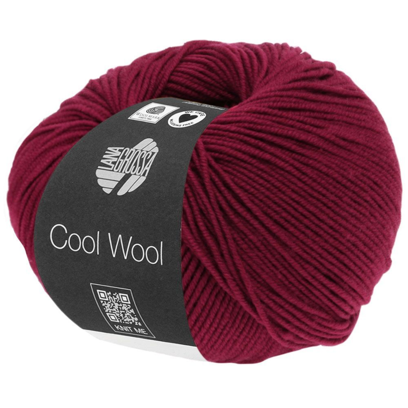 Lana Grossa Cool Wool 468 Wijnrood