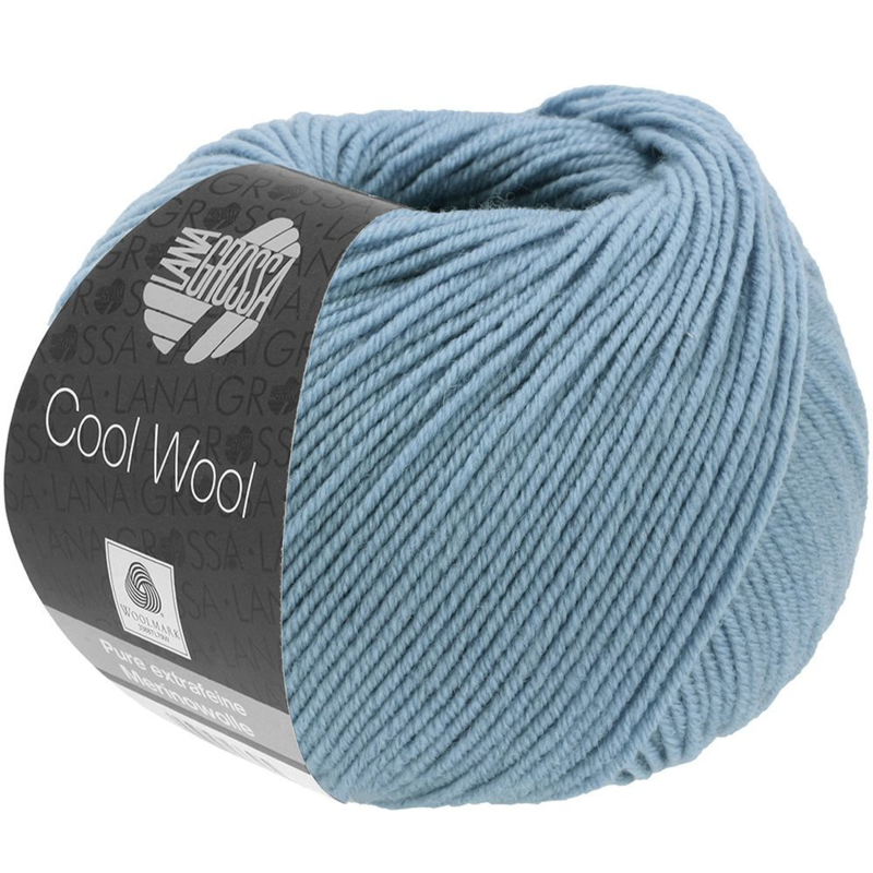 Lana Grossa Cool Wool 2102 Grijsblauw