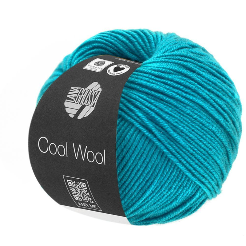 Lana Grossa Cool Wool 2036 Azurblauw