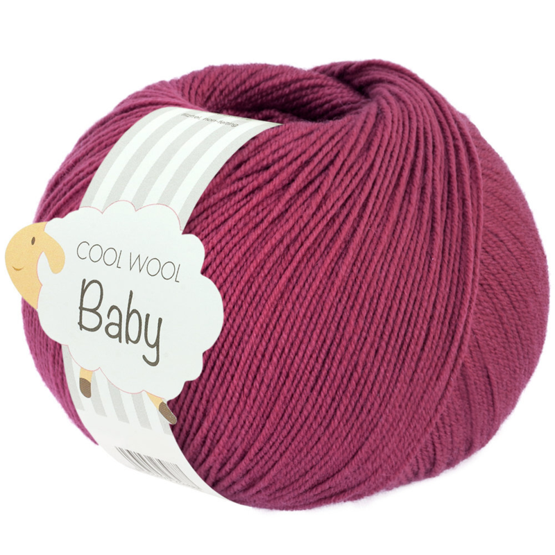 Lana Grossa Cool Wool Baby 330 Indiaas rood