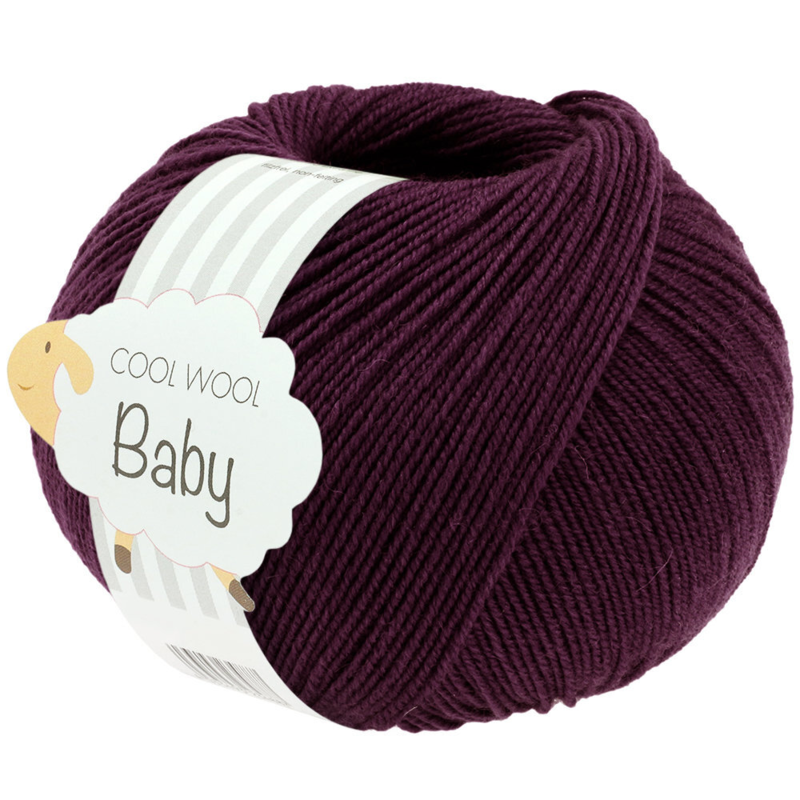 Lana Grossa Cool Wool Baby 329 Bordeaux