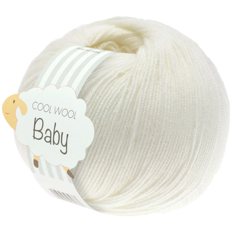 Lana Grossa Cool Wool Baby 213 Off-white