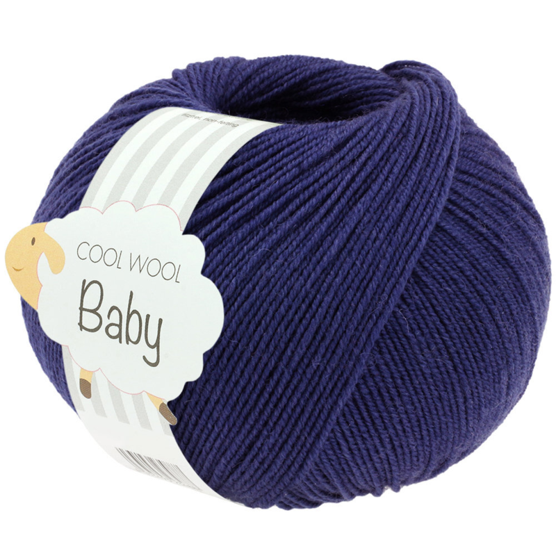 Lana Grossa Cool Wool Baby 327 Koninklijk blauw