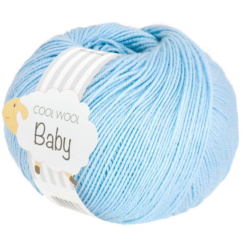 Lana Grossa Cool Wool Baby 321 Pastelblauw