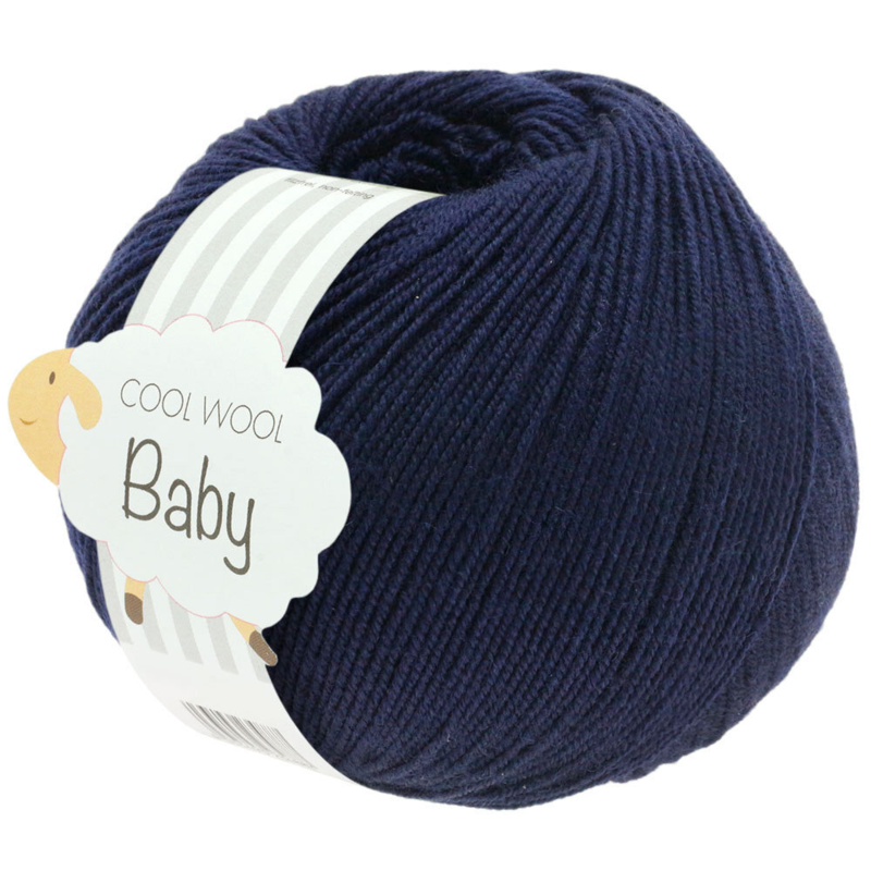 Lana Grossa Cool Wool Baby 210 Nachtblauw