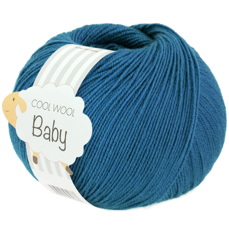 Lana Grossa Cool Wool Baby 326 Petrolblauw