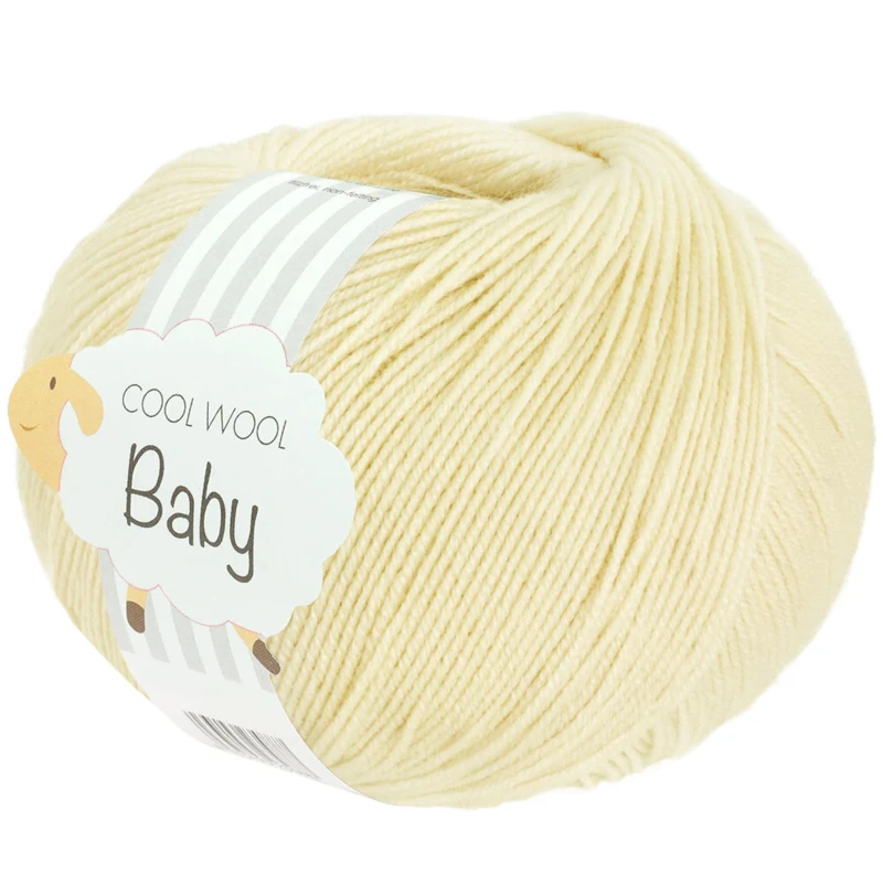 Lana Grossa Cool Wool Baby 347 Bleekgeel
