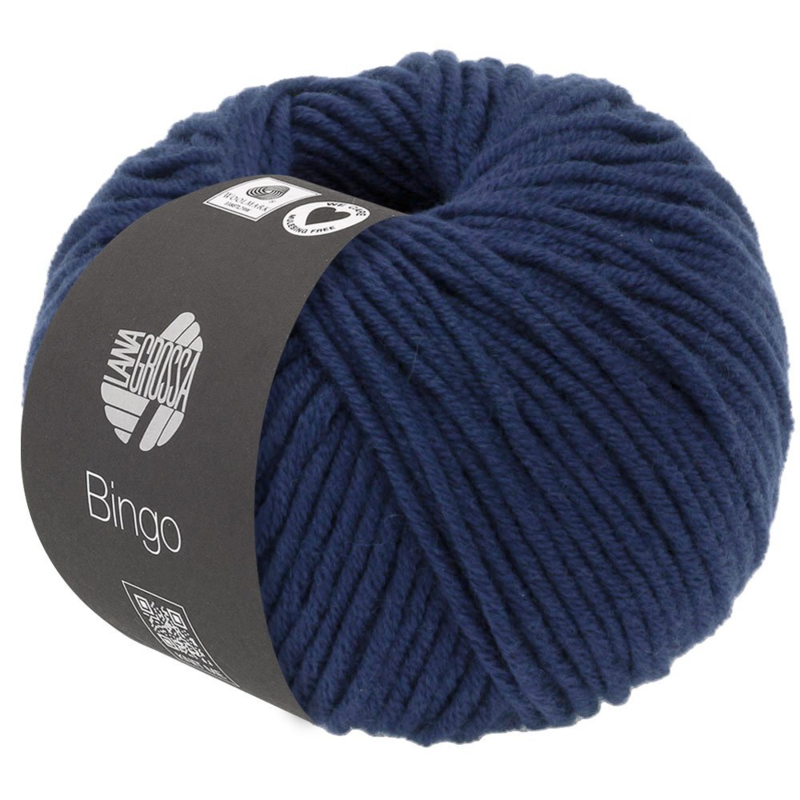 Lana Grossa Bingo 014 Marineblauw