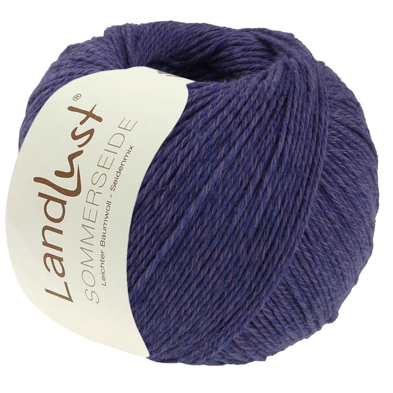 Lana Grossa Landlust Sommerseide 64 Blauwviolet