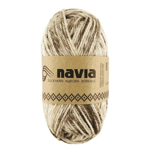 Navia Sock Yarn 522 Bruin / beige