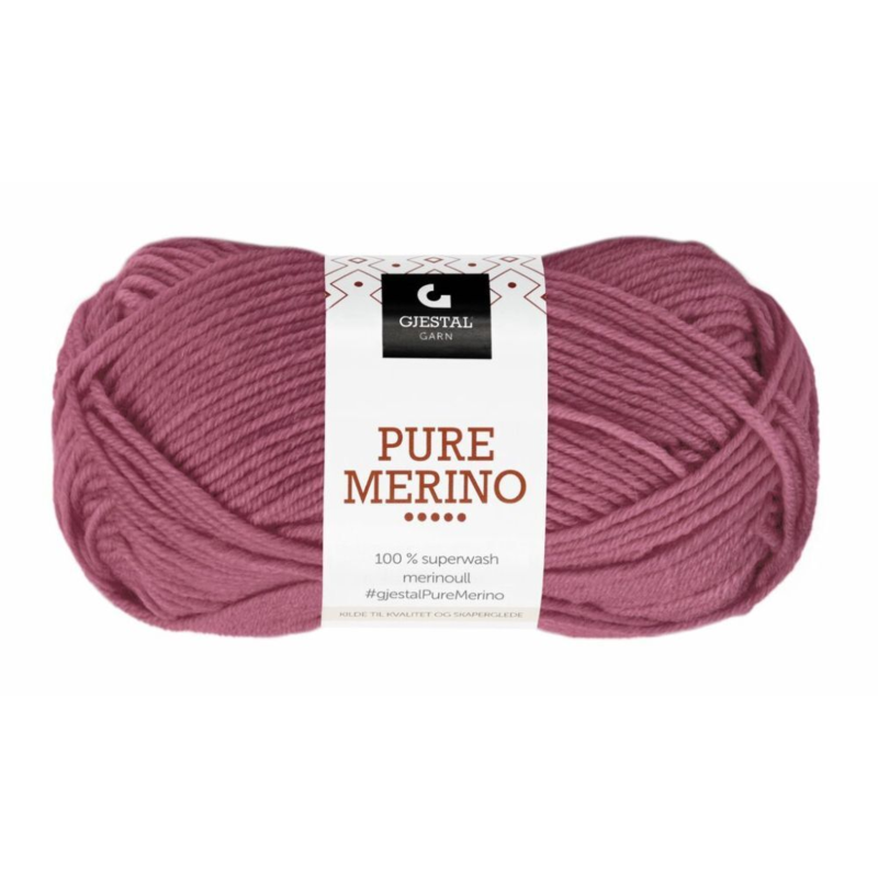 Gjestal Pure Merino 120 Donkerroze