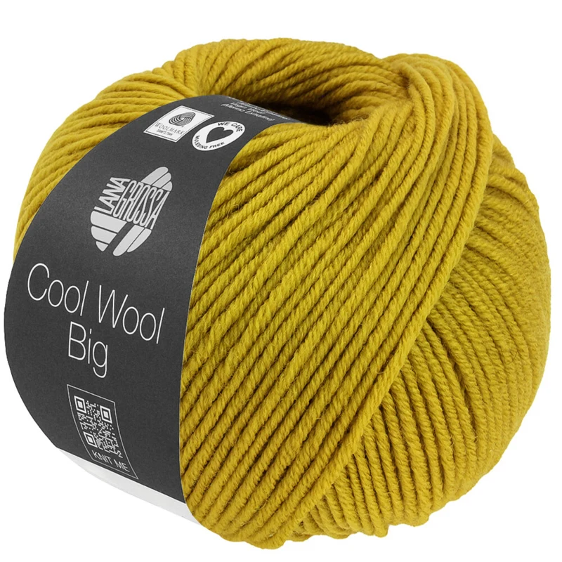 Lana Grossa Cool Wool Big 1039 Mosterdgeel