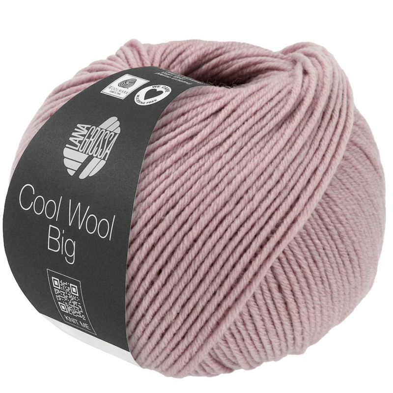 Lana Grossa Cool Wool Big 1033 Grijsroze