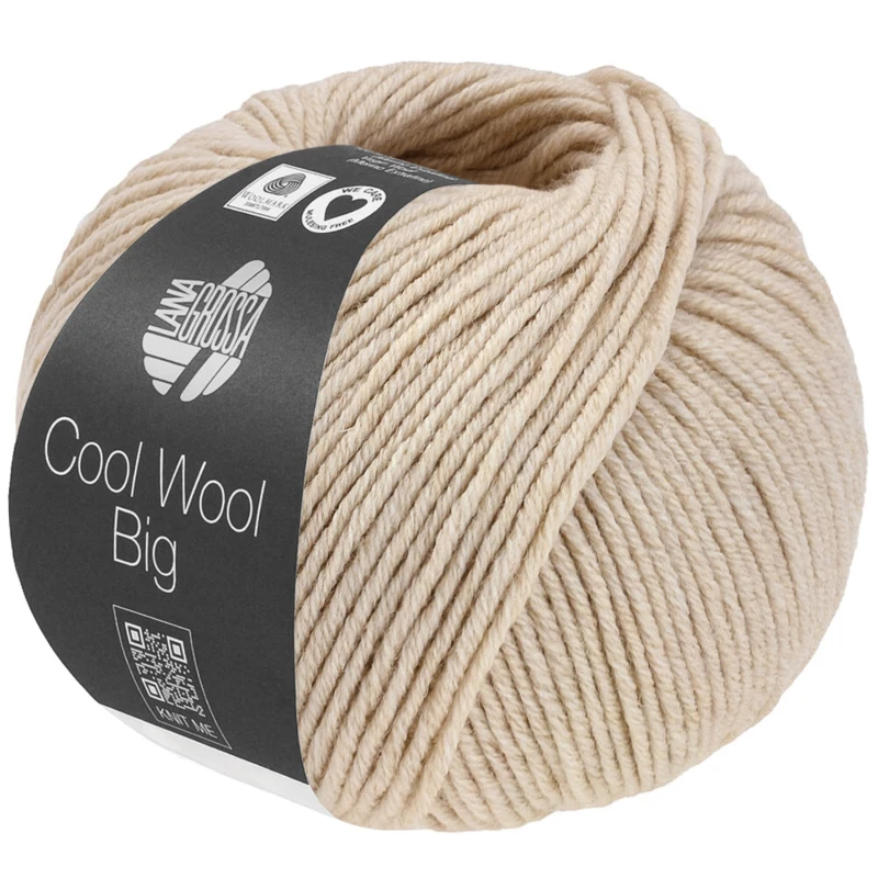 Lana Grossa Cool Wool Big 1707 Beige gemêleerd