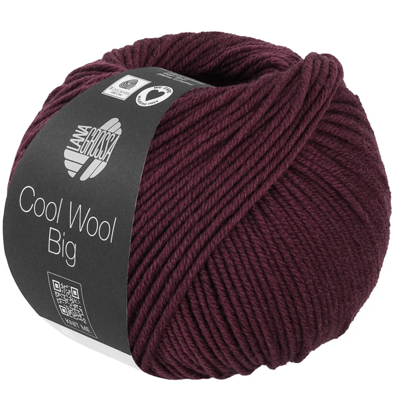 Lana Grossa Cool Wool Big 1044 Zwartrood