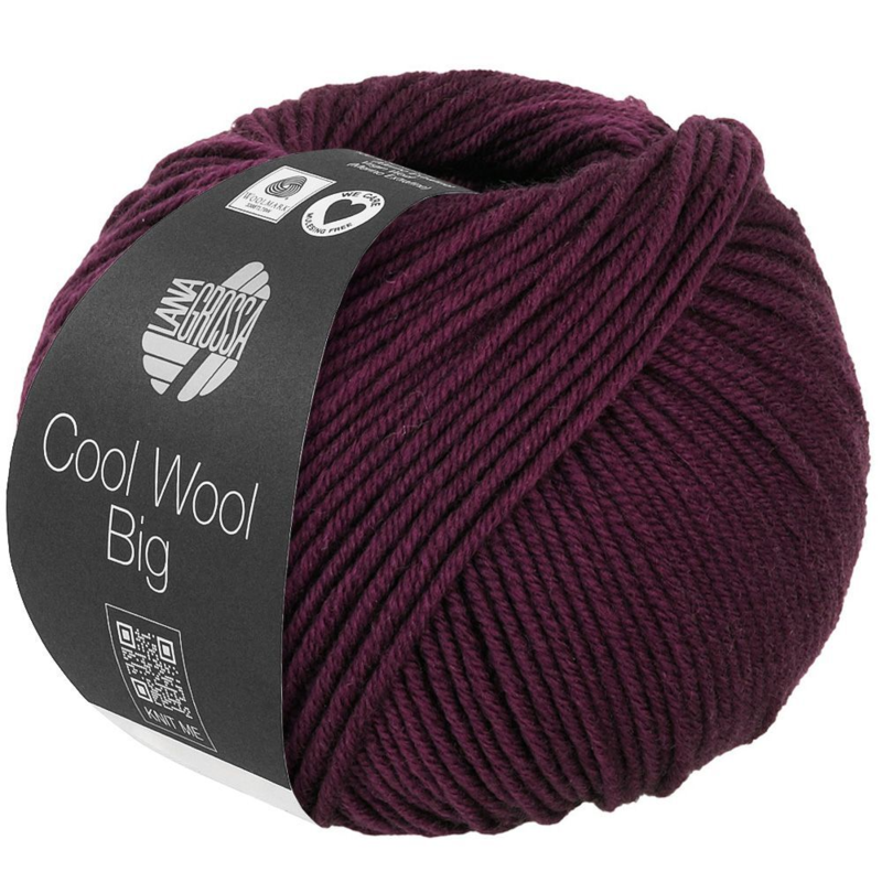 Lana Grossa Cool Wool Big 1035 Donker bordeaux