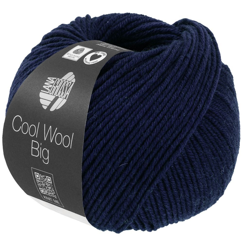 Lana Grossa Cool Wool Big 1694 Nachtblauw gemêleerd