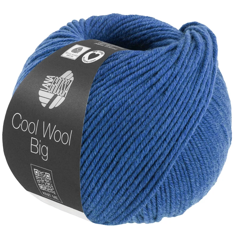 Lana Grossa Cool Wool Big 1703 Blauw gemêleerd