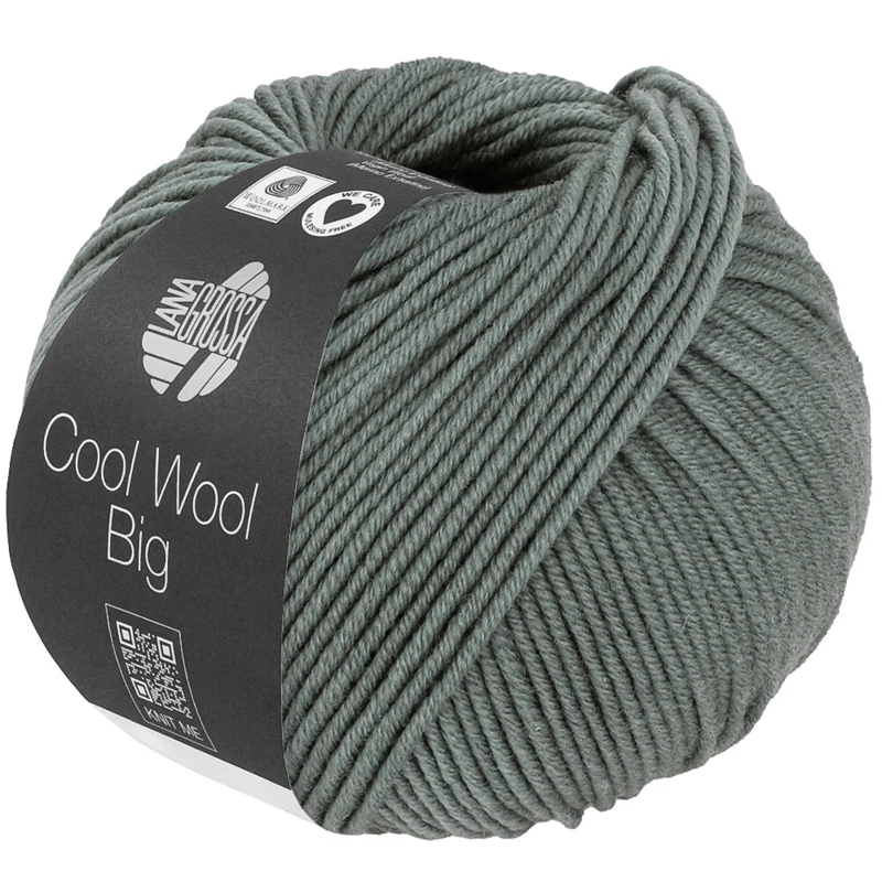 Lana Grossa Cool Wool Big 1040 Grijsgroen