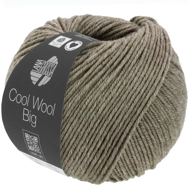 Cool Wool Big 1621 Grijsbruin gemêleerd