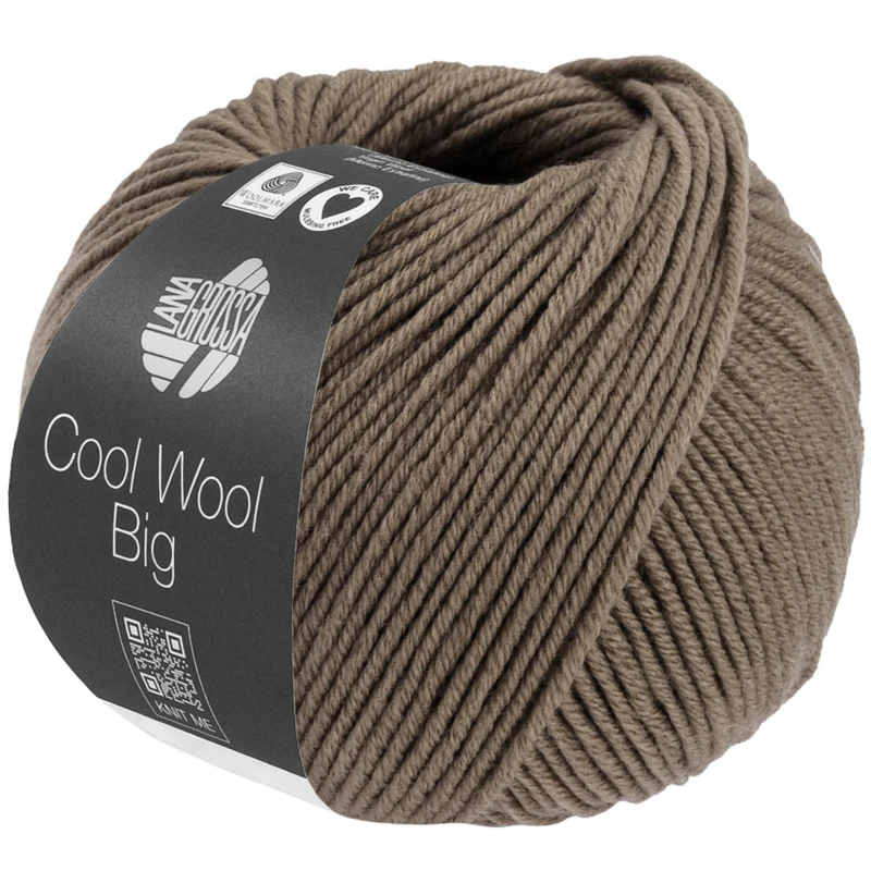 Lana Grossa Cool Wool Big 1708 Taupe gemêleerd