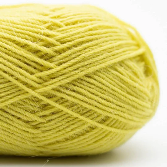 Kremke Soul Wool Edelweiss Alpaka 028 Groen geel
