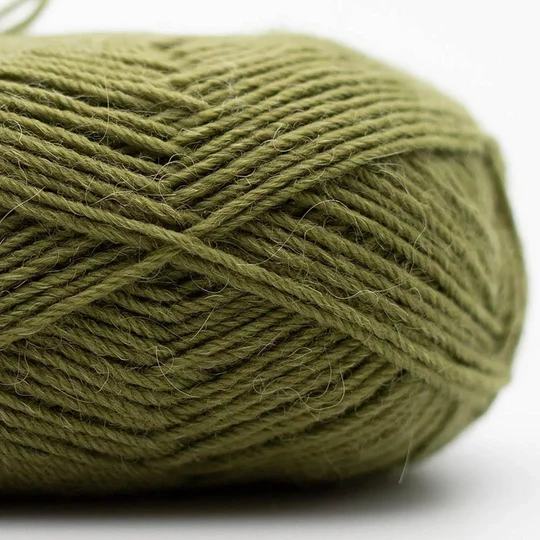 Kremke Soul Wool Edelweiss Alpaka 048 Olijftak