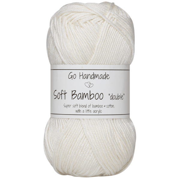 Go Handmade Soft Bamboo Double 17781 Ivoor
