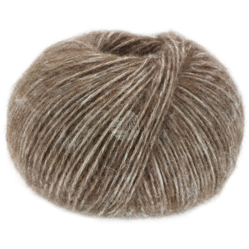 Lana Grossa Natural Alpaca Pelo 08 Donkerbruin gemêleerd