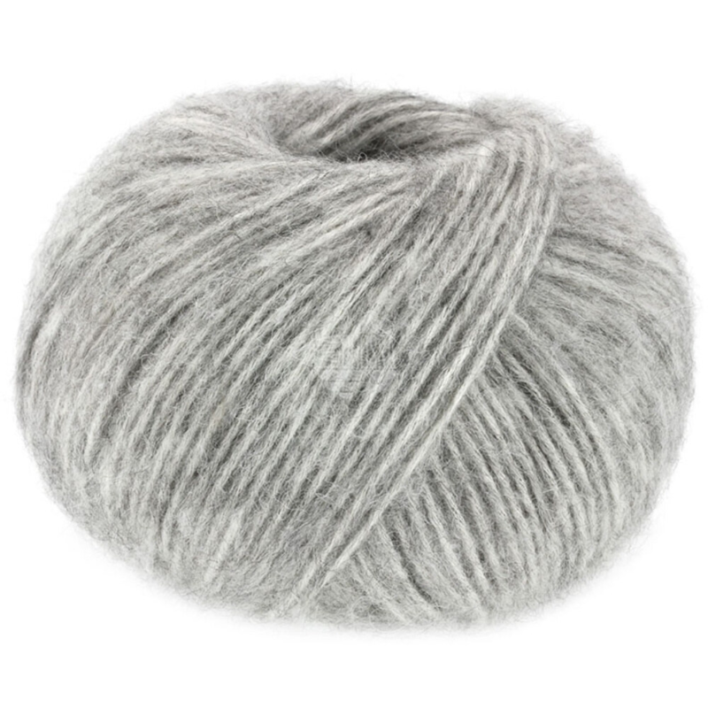 Lana Grossa Natural Alpaca Pelo 03 Lichtgrijs gemêleerd