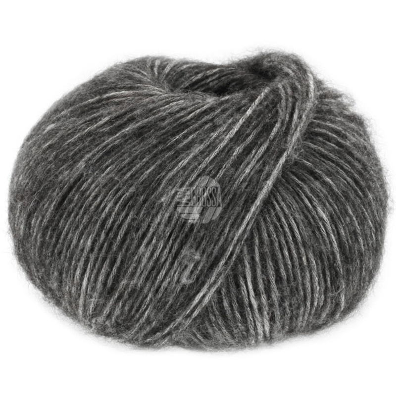 Lana Grossa Natural Alpaca Pelo 04 Donkergrijs gemêleerd