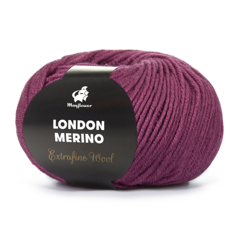 Mayflower London Merino 014 Viktoria pruim