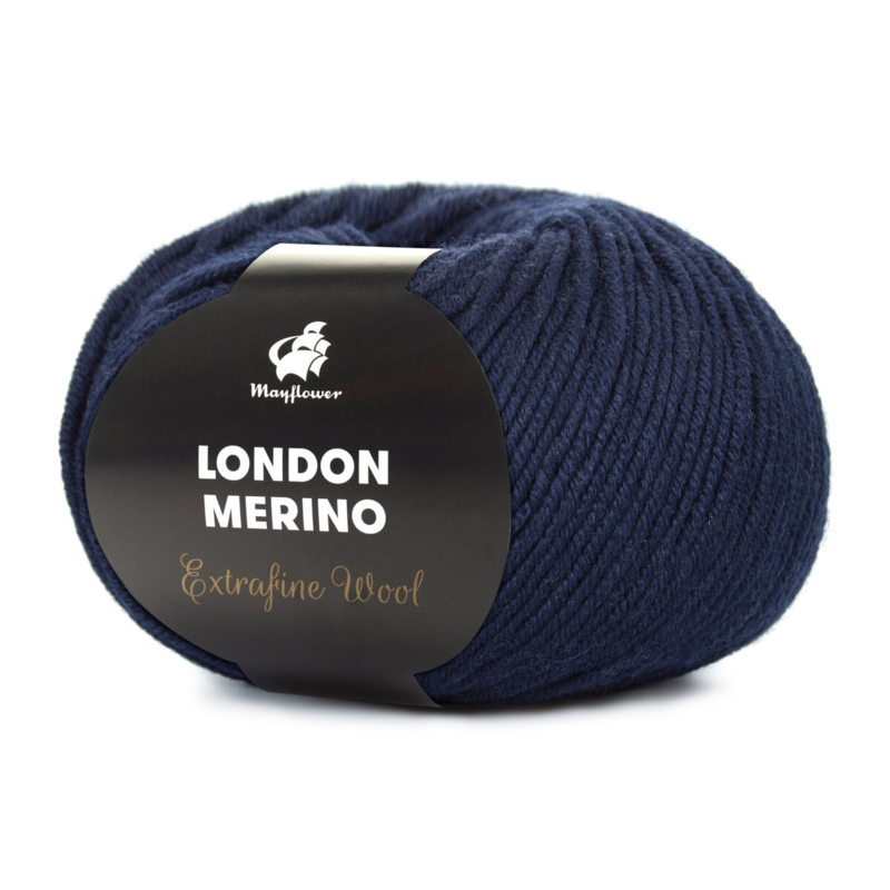 Mayflower London Merino 031 Middernachtblauw