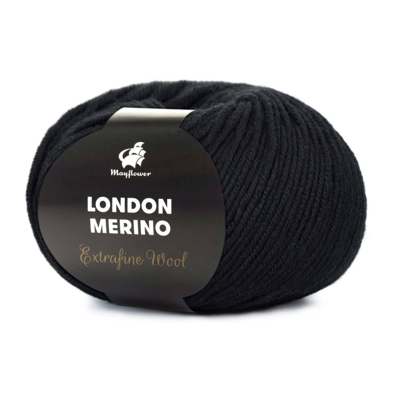 Mayflower London Merino 040 Zwart