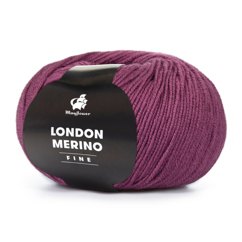 Mayflower London Merino Fine 014 Viktoria pruim