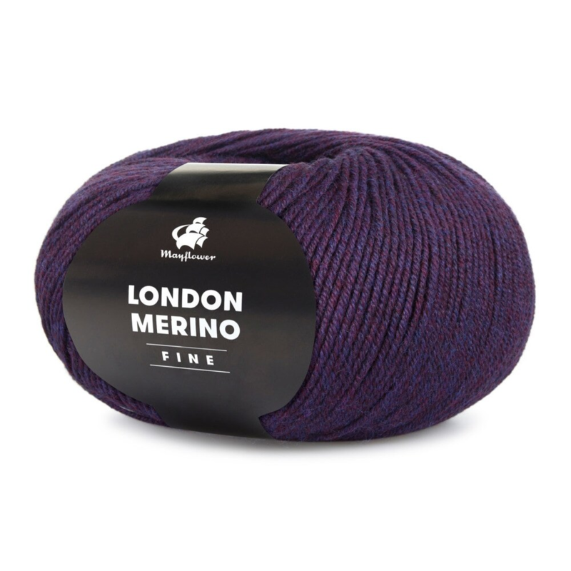 Mayflower London Merino Fine 042 Donker paars