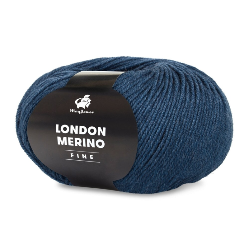 Mayflower London Merino Fine 032 Donker jeansblauw