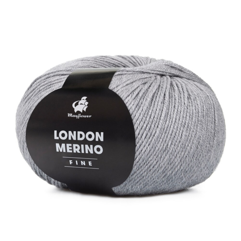 Mayflower London Merino Fine 037 Grijs