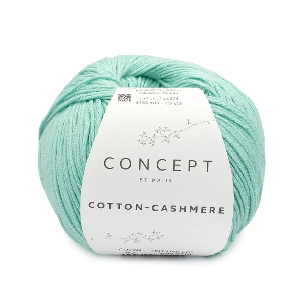 Katia Cotton Cashmere 87 Lichtgroen