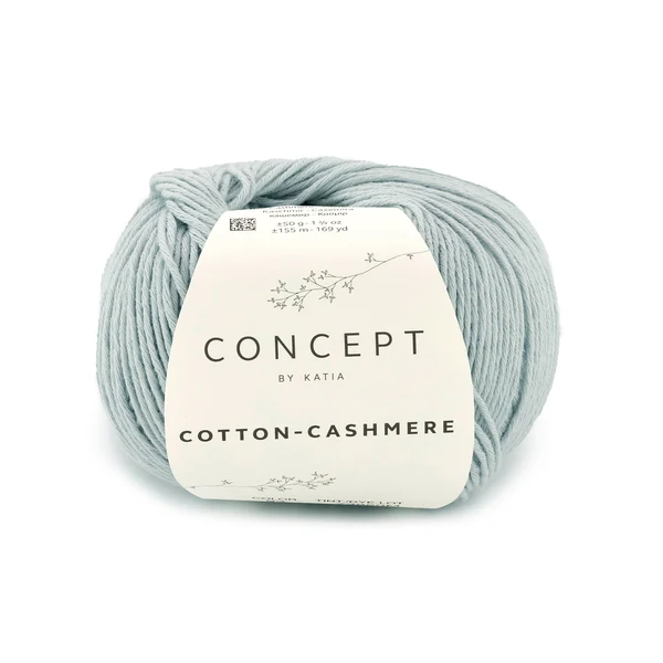 Katia Cotton Cashmere 93 Lichtblauw