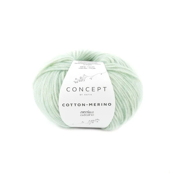 Katia Cotton-Merino 132 Witachtig groen