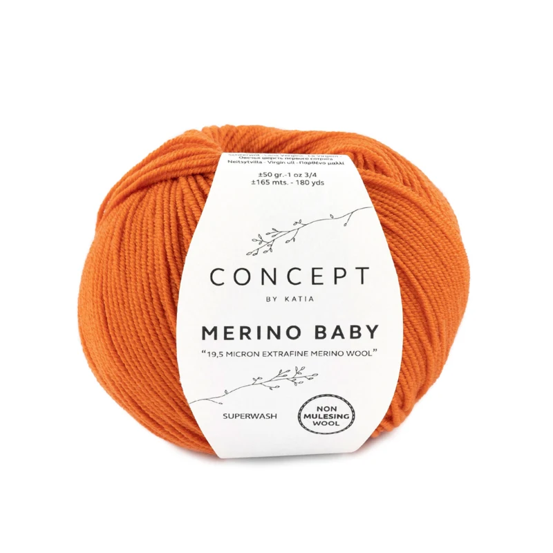 Katia Concept Merino Baby 049 Oranje