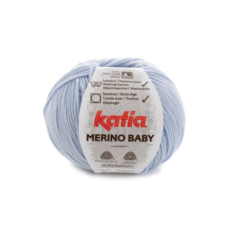 Katia Merino Baby 093 Hemelsblauw