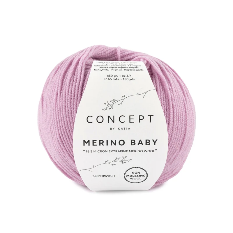 Katia Concept Merino Baby 069 Middelgrote roos