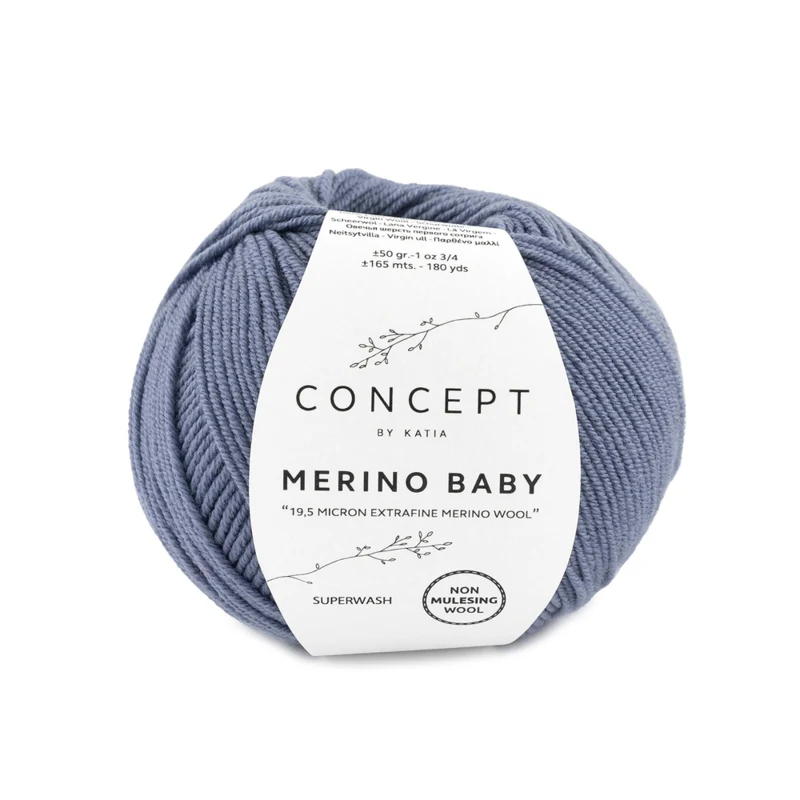 Katia Concept Merino Baby 067 Donkergrijs